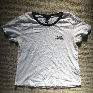 Forever 21 Kurt Cobain Stitched River Tee
